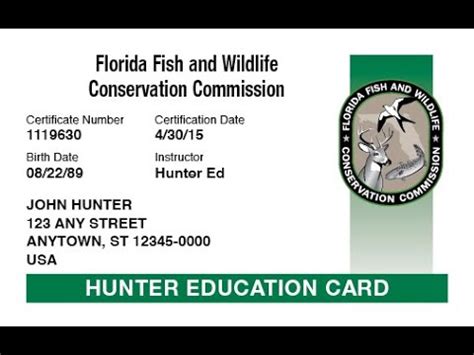 Fishing and Hunting License .